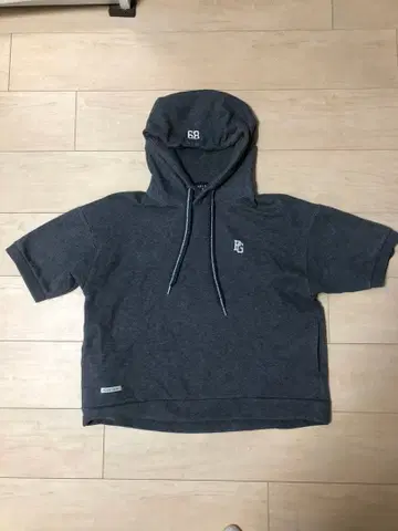 PARLY GATES 후드 부착 숏 후드티 사이즈 1 그레이