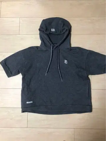 PARLY GATES 후드 부착 숏 후드티 사이즈 1 그레이