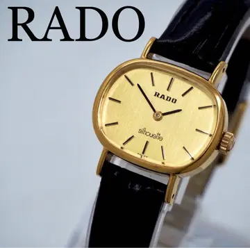106 작동 RADO 여성용 시계 수동 와인딩 벨트 새상품 실루엣