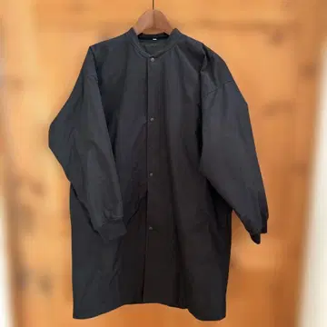 무인양품 충전솜 코트 블랙 S~M