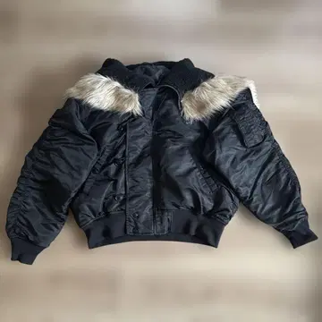 military type N2B flight jacket black