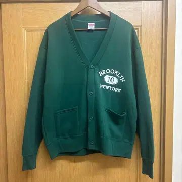 United Athle 버튼 가디건 M 다크 그린