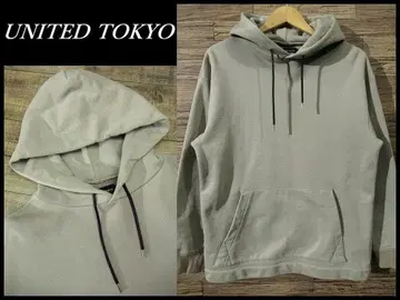 G2 유나이티드 도쿄 고밀도 코튼 후드 맨투맨 그레이 베이지
