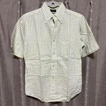 y122213 PERMANENT PREST BLOCK 반팔 셔츠 체크
