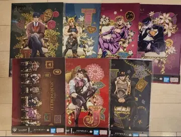 죠죠의 기묘한 모험 JOJO WORLD 클리어 포스터 전 7종 세트