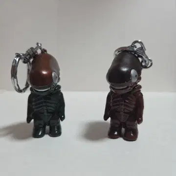 에이리언 키링 소프트 비닐 1992년 쇼와 레트로 2점