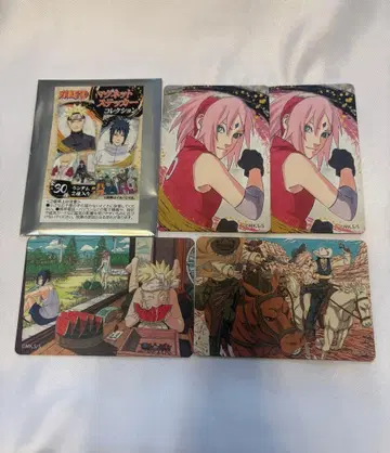 [NARUTO-나루토-] 마그넷 스티커 컬렉션 4장 세트