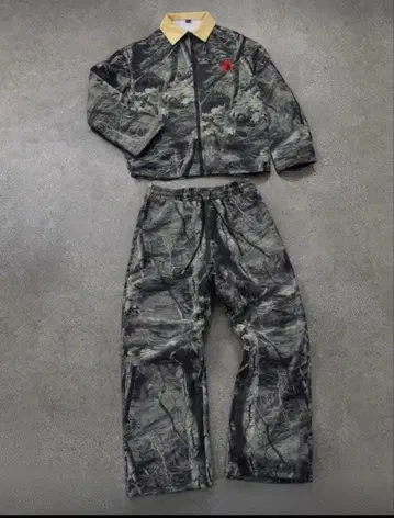 리얼트리 마운틴 후드티 밀리터리 셋업 상의