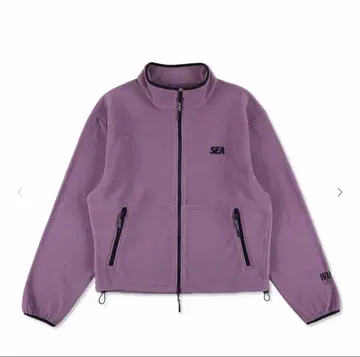 wind and sea 퍼플 플리스 자켓