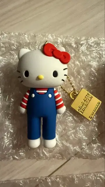 헬로키티 오버롤 시크릿 마스코트 참 헬로키티전