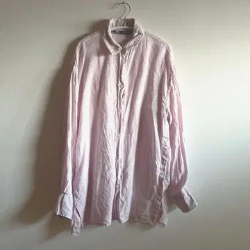 ZARA 린넨 셔츠 블라우스 S