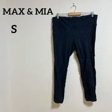 새상품급 MAX & MIA [ S ] 다크 네이비 스패츠 빅 사이즈