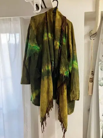 타이다이 & 민족풍 프린트 *루즈핏* 여행자풍 코트