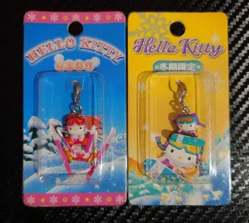 헬로키티 겨울 한정판 스트랩 세트 레어