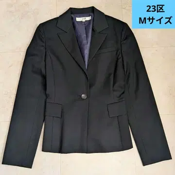 새상품급 23구 울 100% 테일러드 자켓 블랙 38 M 사이즈
