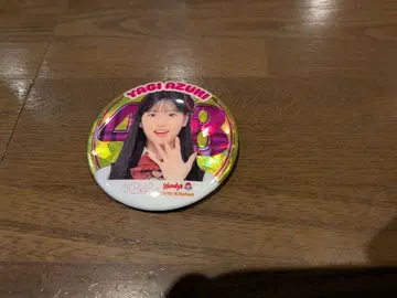 AKB48 웬디즈 콜라보 야기 아즈키 홀로그램 캔뱃지 레어