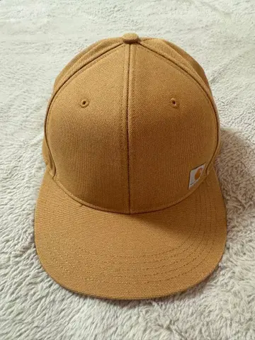 Carhartt 칼하트 로고 자수 덕 캡 브라운