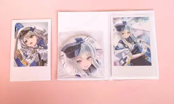 니지산지 시오리바 루리 생일 굿즈 캔뱃지 & 폴라로이드풍 카드 덤 포함