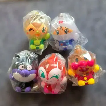 호빵맨 반짝반짝 스위치 마스코트 NEW 3 전 5종 컴플리트 세트