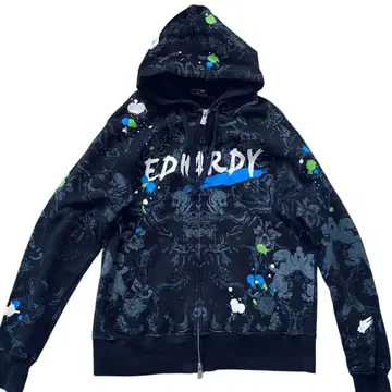 ED HARDY 에드 하디 [ 새상품급 ] 풀 집업 후드 맨투맨 스컬