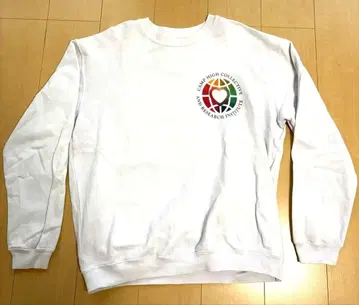 Camp High 로고 화이트 맨투맨