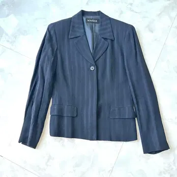 스트라이프 테일러드 자켓 & 스커트 세트