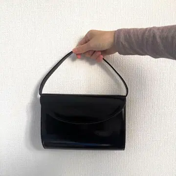 2way 블랙 핸드백 / 클러치백 합성 피혁