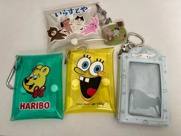 캐릭터 투명 파우치 세트