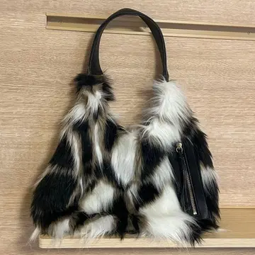 다이애나 인조 모피 백