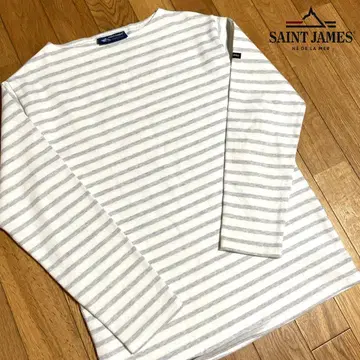 SAINT JAMES 바스크 셔츠 멜란지 그레이 size 4