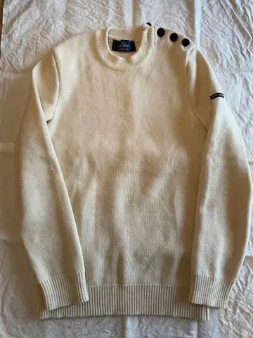 세인트 제임스 SAINT JAMES 어깨 버튼 칸칼 스웨터 S