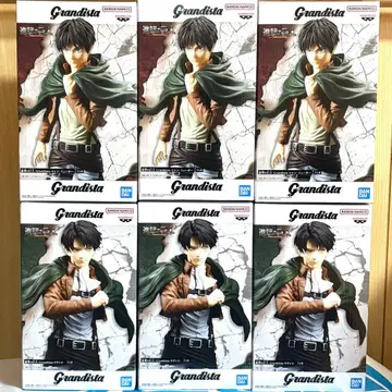 진격의 거인 Grandista 엘렌 리바이 6종 세트