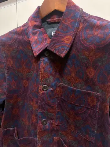 바나나 리퍼블릭 코듀로이 S 페이즐리 자켓