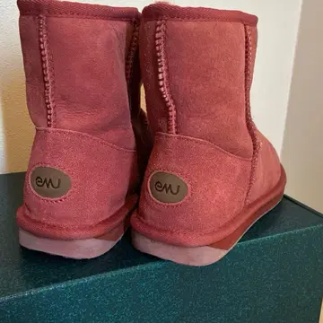 emu 어그 부츠 24cm 에뮤 핑크 계열