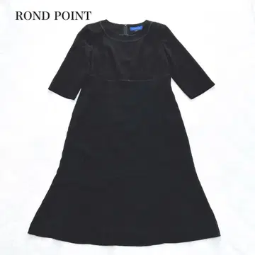 롱포원 원피스(13) 블랙 오부소매 A라인 리본 블랙 포멀