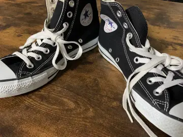 컨버스 블랙 하이컷 스니커즈 25.5cm