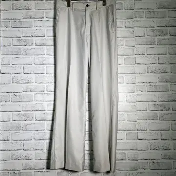 HARE 라이트 그레이 폴리에스테르 혼방 슬랙스