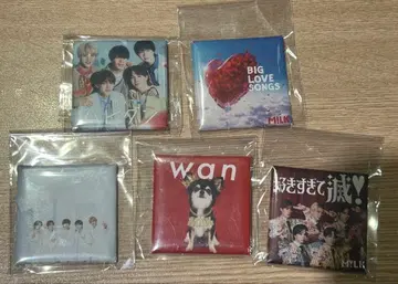 M!LK 사쿠라 스테이지 캡슐 토이 스퀘어 마그넷 세미 컴프 세트