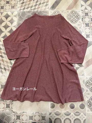 요건 레일 믹스 면 100% 긴팔 니트