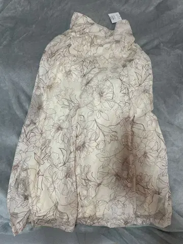 나이스 클랍 꽃무늬 플레어 스커트