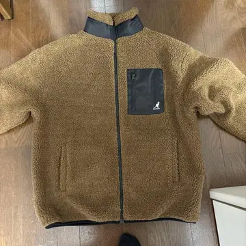 브라운 플리스 자켓 집업