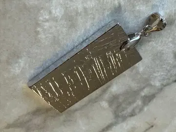 [ 기베온 운석 메테오라이트 실버 925 펜던트 탑 ]