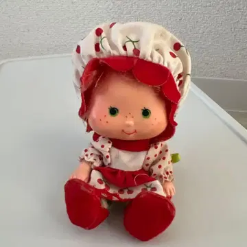레어 빈티지 스트로베리 숏케이크 인형