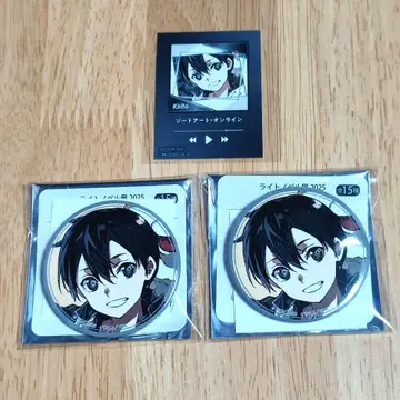 소드 아트 온라인 키리토 캔뱃지 특전 라노벨전 SAO