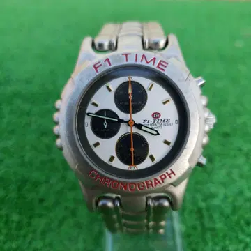 첫 판매 가격 새상품 배터리 F1 TIME 크로노그래프 손목시계