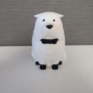 하이큐 라이트 포함 화이트 강아지 피규어