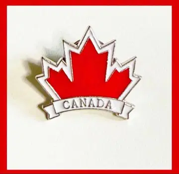 캐나다 메이플리프 오사카 간사이 만박 2025 스태프 핀 배지