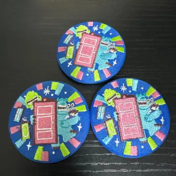 디즈니 자수 캔 배지 2 몬스터 주식회사 3개 세트