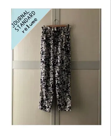 저널 스탠다드 리룸 바이컬러 플라워 이지 팬츠