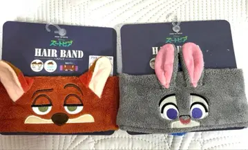 [ 미사용 새상품 ] 주토피아 주디 닉 헤어밴드 2세트